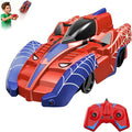 Spider Hero Wall Climbing Car Remote Control Kids Toy 360° Rotating Remote Control Car with Light Rechargeable RC Stunt Cars Wall Toys for Boys Kids Ages 4 and up