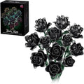 39094 Dark Rose Building Blocks Flower Set 585 Pieces of Floral and Plant Series Block Sets Adult Creative Enthusiast Model Gifts and Unique Collectibles Can be Used for Room Decoration