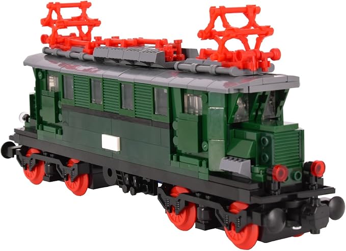 Train Carriage Building Block Kit – Classic Rail Car Model for MOC Train Sets Compatible with All Major Brick Brands Creative Add-On for Custom Railway Builds