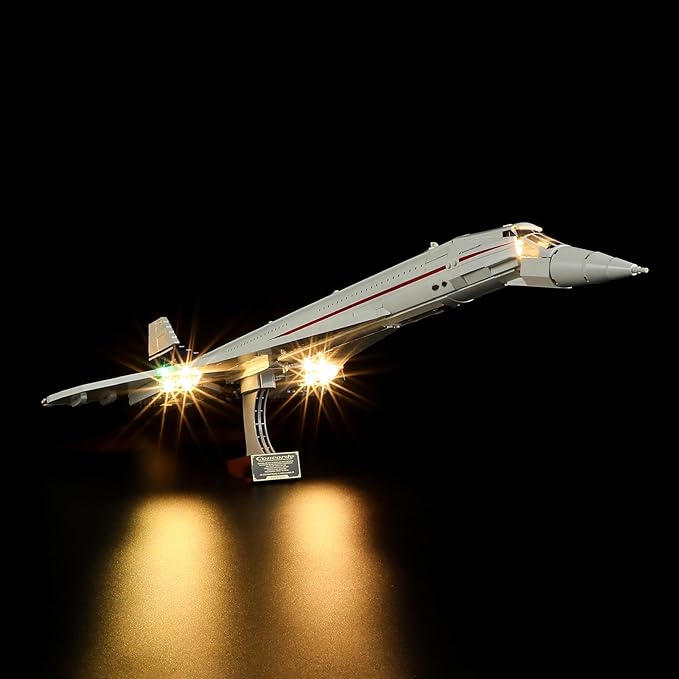 Lightailing Light for Lego- 10318 Concorde - Led Lighting Kit Compatible with Lego Building Blocks Model - NOT Included The Model Set