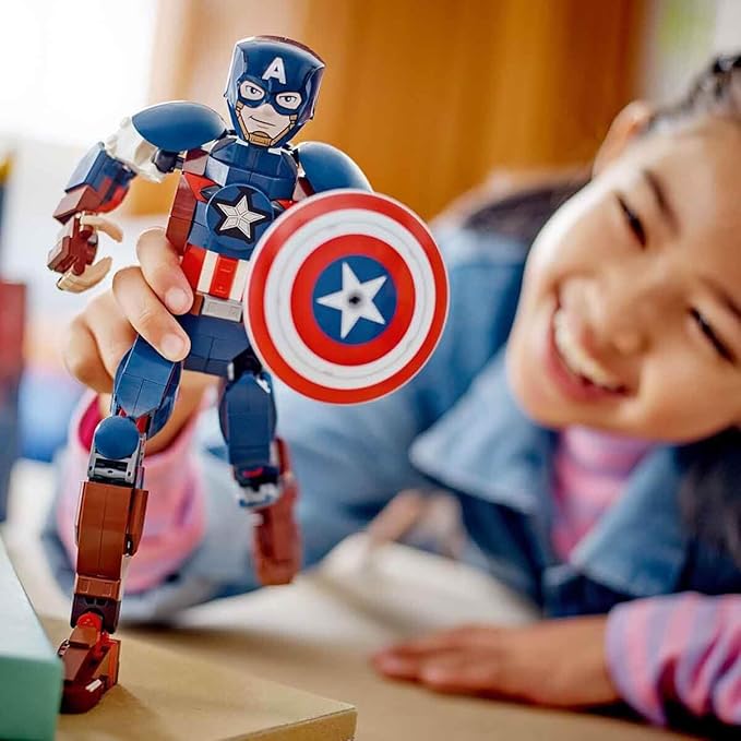 Captain America Construction Figure