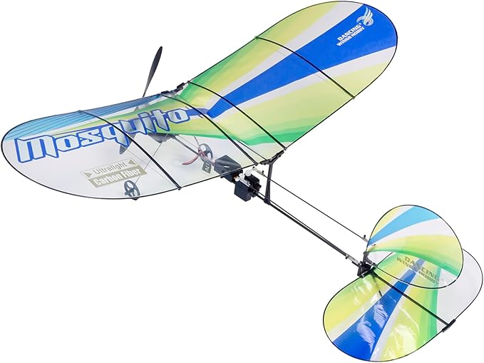 E43 Mosquito RTF RC Airplane for Adults Micro EPP RC Foam Plane 14.1 Inch Wingspan 2.4GHz 3CH Slow Flyer for Indoor Fly