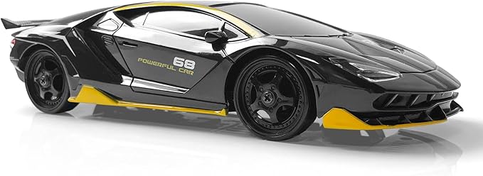 RC Drift Car Remote Control Car 2.4GHz 1/24 4WD 15KM/H High Speed Racing Sport with LED Lights Drifting Tire Toy for Adults Boys Girls Kids Gift 2Pcs Rechargeable Batteries