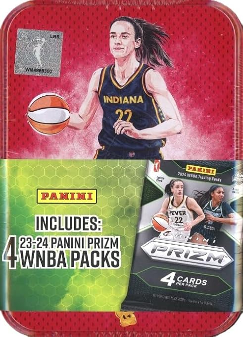 2024 Panini PRIZM WNBA Championship Basketball CAITLIN CLARK Factory Sealed Collector TIN! Look for Rookies of Caitlin Clark Angel Reese Cameron Brink Kamilla Cardoso Aaliyah Edwards &amp More!