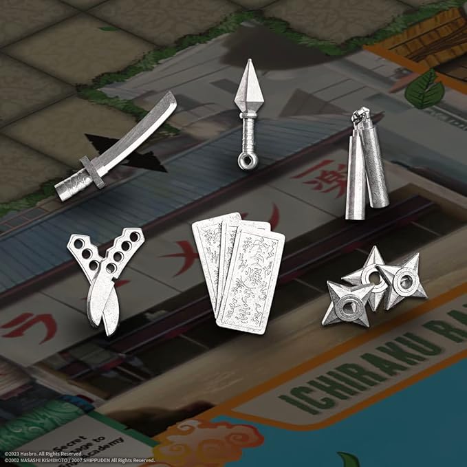 USAOPOLY CLUE: Naruto | Solve The Mystery in This Collectible Clue Game | Featuring Characters &amp Locations from The Anime TV Show Naruto | Officially-Licensed Naruto TV Show Game &amp Merchandise