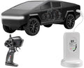 1/24 Scale RC Pickup Truck 2.4GHz Remote Control Car with Toy EV Charger Built-in Rechargeable Battery LED Lights Load Bed Upgraded Steering Gift for Kids Boys &amp Adults