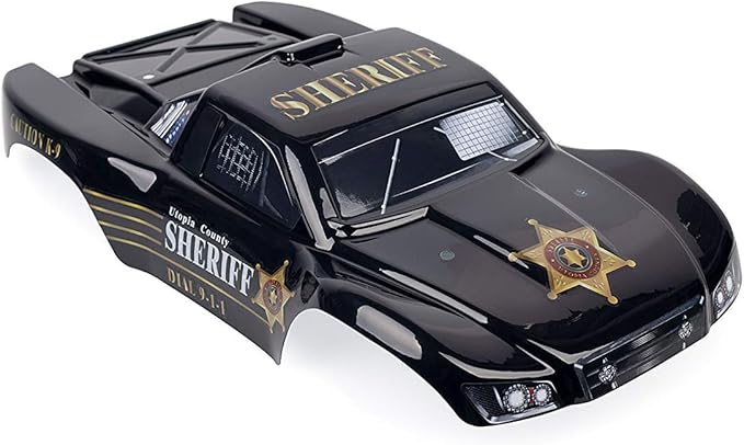SummitLink Compatible Custom Body Police Style Replacement for 1/10 Scale RC Car or Truck (Truck not Included) SS-PO-02