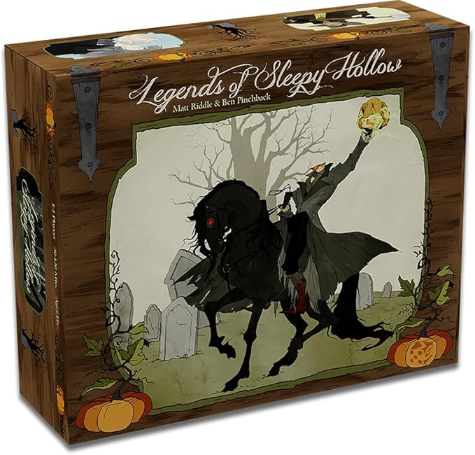 Greater Than Games | Legends of Sleepy Hollow | Cooperative Board Game | Horror Storytelling Campaign | 1 to 4 Players | 30+ Minutes | Ages 12+
