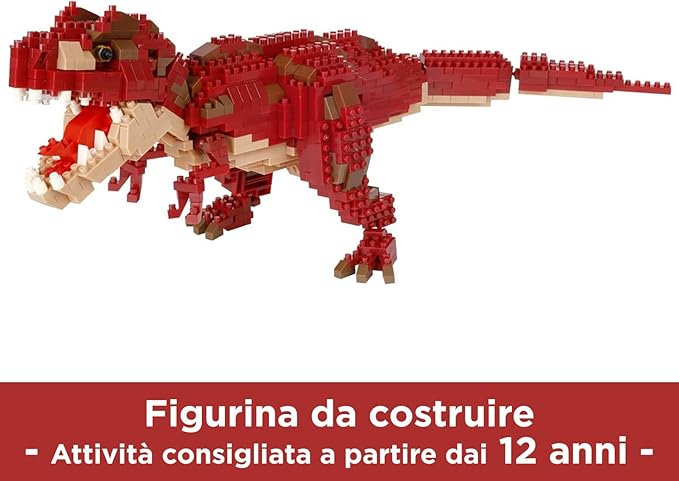 nanoblock - Dinosaurs - Dinosaur Deluxe Edition Tyrannosaurus Rex Advanced Hobby Series Building Kit