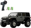 GoolRC RC Crawler 4WD RC Truck D870 RC Rock Crawler 1:18 Scale Remote Control Truck All Terrains Off Road Climbing Car 2.4GHz Electric Vehicle with LED Light for Adults Include 2 Batteries (Grey)