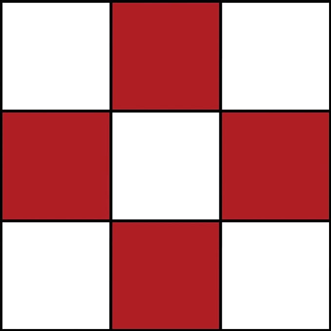 Bobby Fischer Tournament Roll Up Travel Chess Board - 20 inches - Mousepad Style with Red Squares by WE Games