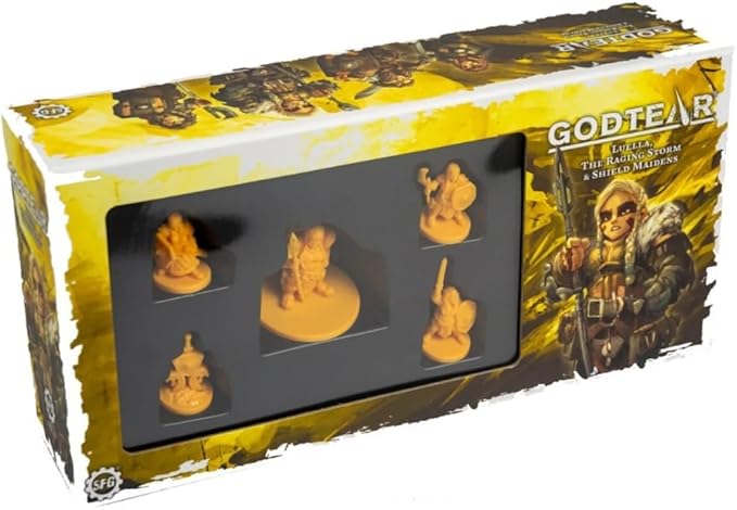 Steamforged Games Godtear The Board Game Bundle: Shayle Luella Jeen and Kailinn Expansion (4 Items)