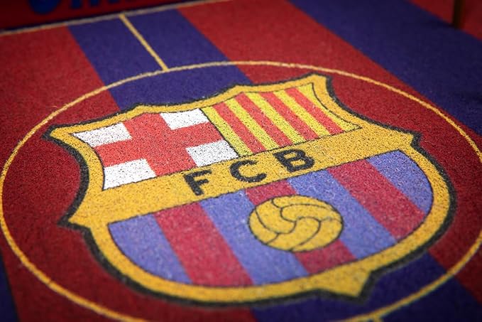 Binho Board Classic Board Game FC Barcelona Football Club Edition - 2-Player Fast-Paced Finger Flicker Pinball Family Board Game - Portable Tabletop Sports Game Set for Any Occasion
