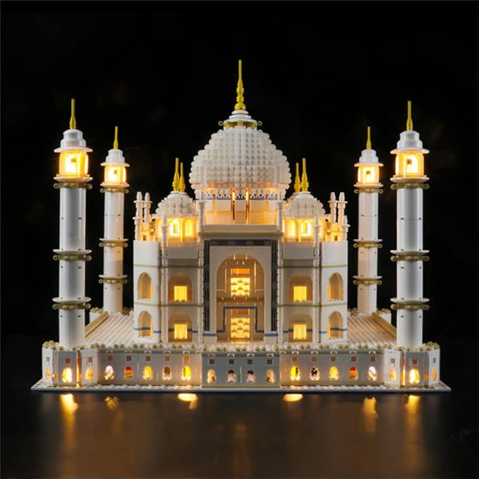 LED Light Kit Compatible with Lego 10256 Taj Mahal (Ver.2017) - Lighting Set for Creator Building Model (Model Set Not Included)
