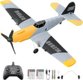 HAWK'S WORK 3 Channel RC Plane BF-109 Remote Control Airplane Ready to Fly 2.4GHz 6-axis Gyro Stabilizer Easy to Fly for Kids &amp Beginners