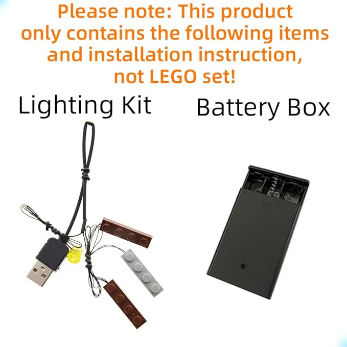 LED Light Kit Compatible with Lego Surfer Beach House - Lighting Set for Creator 31118 Building Model (Model Set Not Included)