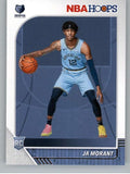 2019-20 Panini Hoops #259 Ja Morant Memphis Grizzlies RC Rookie NBA Basketball Trading Card