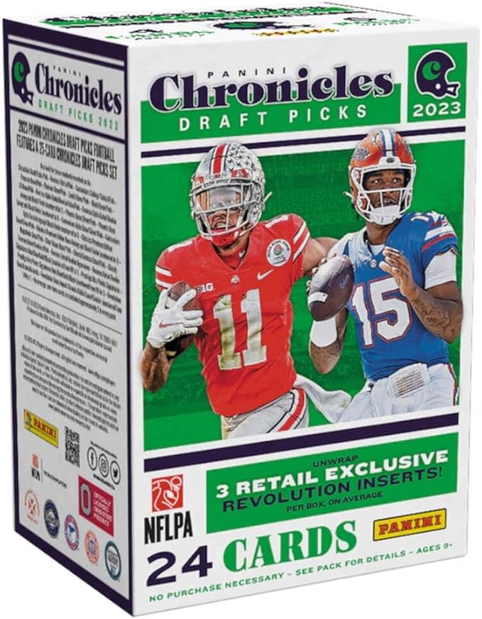 2023 Panini Chronicles Draft Picks NFL Football Trading Cards Blaster Box