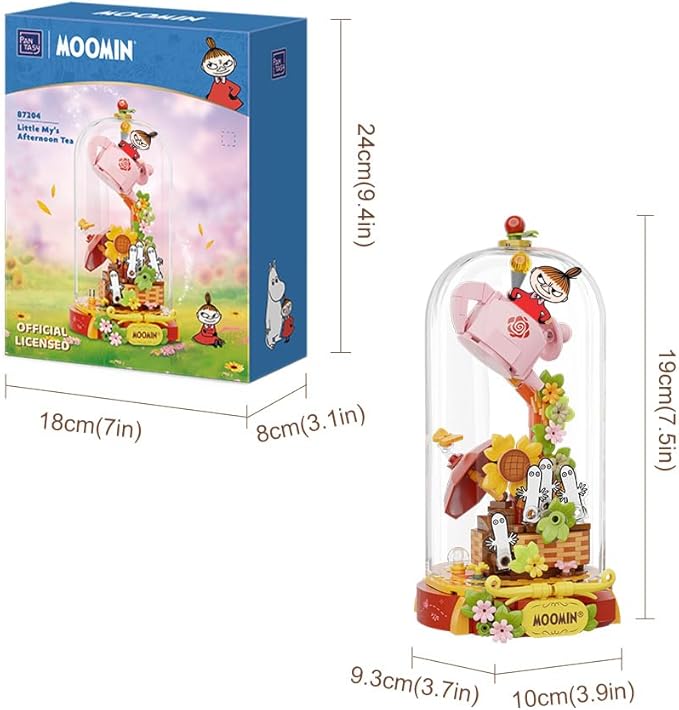 PANTASY Little My's Afternoon Tea Building Block Set Tea Party Scene with Detailed Figures Creative Construction Toy for Adults Ideal Gift for Hobbyists and Collectors