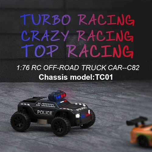 1:76 Turbo Racing Scale RC Sport Car Table Racing Remote Control Mini Model Car Full Proportional RTR Kit Toys (C82)