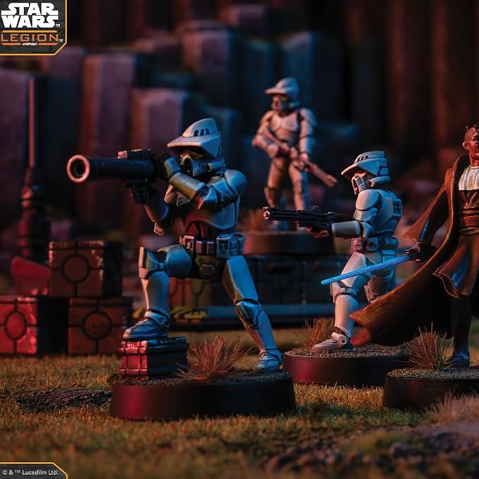 Asmodee Star Wars: Legion ARF Troopers Unit Expansion - Tabletop Miniatures Game Strategy Game for Kids and Adults Ages 14+ 2 Players 3 Hour Playtime