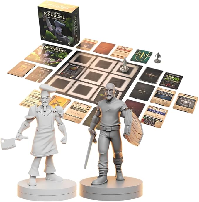 Steamforged Games RuneScape Kingdoms The Board Game Bundle: King Black Dragon Kalphite Queen TzKal-Zuk Culinaromancer and RuneScape Expansion (5 Items)