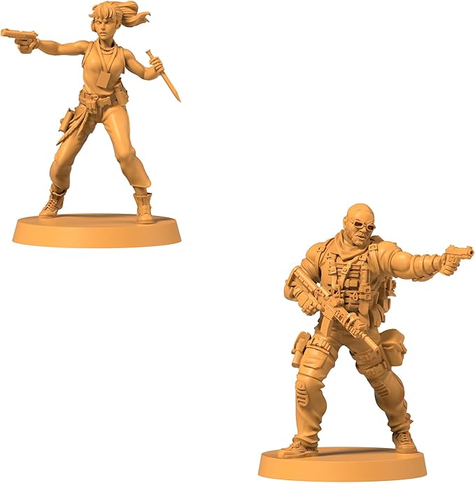 Army of The Dead - A Zombicide Game Join The Mercenaries in a Heist Through Zombie-Infested Las Vegas! Cooperative Strategy Game Ages 14+ 1-6 Players 60 Minute Playtime Made by CMON