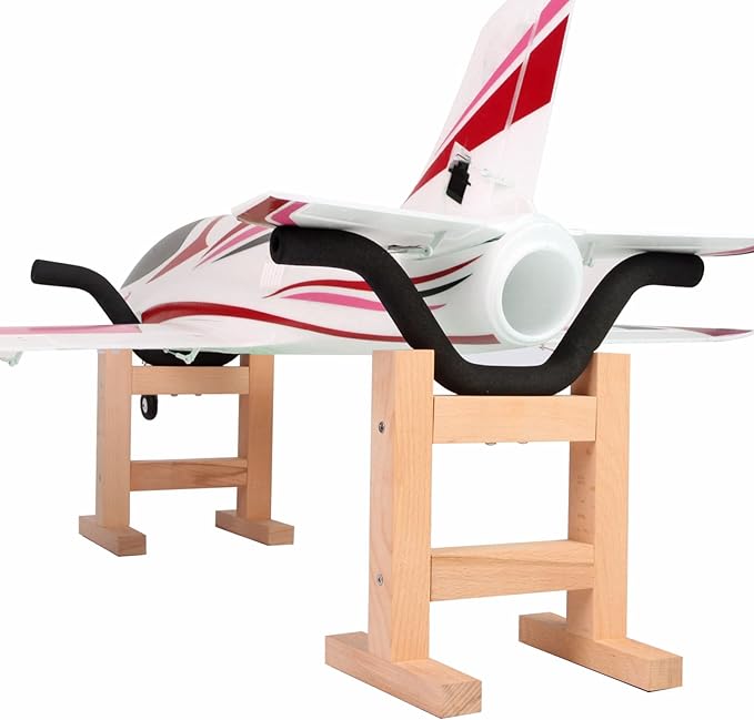 Stand for Model Airplanes RC Plane Display Adjustable (2 Holders)