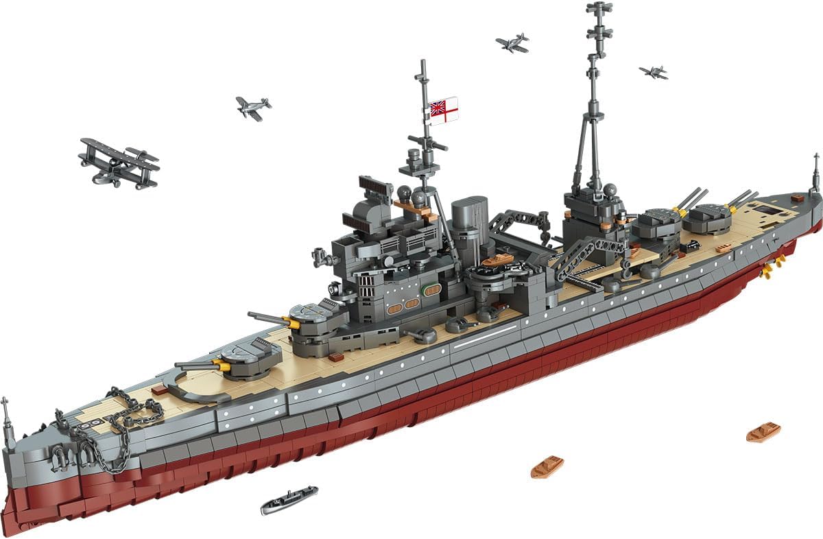 SEMKY Military Series Queen Elizabeth Class MOC Building Blocks and Engineering Toy（2277 Pieces）WW2 Warship Fan