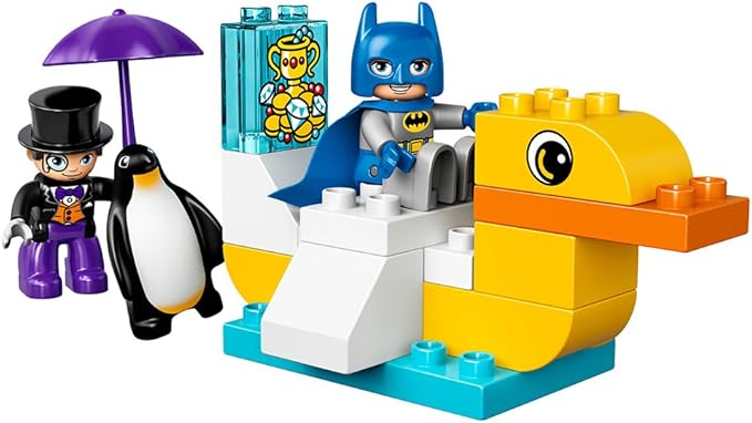 LEGO DUPLO DC Comics Super Heroes Batman Batwing Adventure 10823 Preschool Pre-Kindergarten Large Building Block Toys for Toddlers
