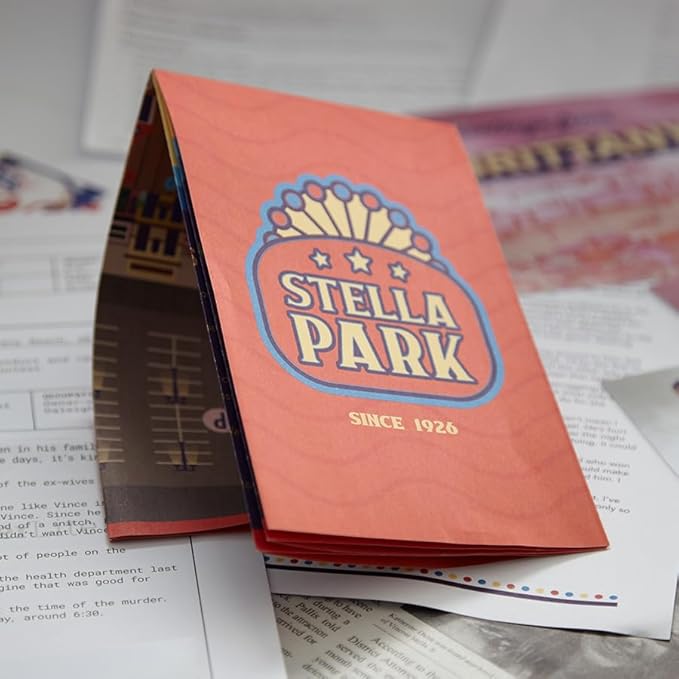 Hunt A Killer: Body On The Boardwalk Catch the Amusement Park Killer Interactive Unsolved Mysteries Game Mystery Box for Game Night Murder Mysteries Card Puzzle &amp Board Games For Ages 14 and