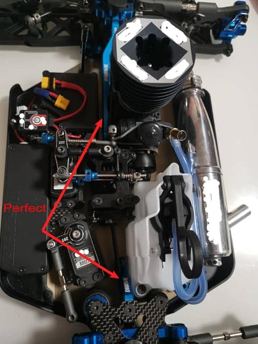 CNC Aluminum Chassis Brace Set Blue for Team Associated RC8B4 RC8B4e