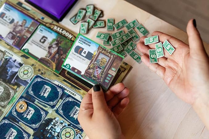 Unexpected Games 3000 Scoundrels Board Game - Wild West Strategy Game for 2-4 Players Ages 12+