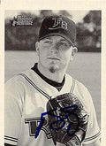 Sports Memorabilia Autograph Warehouse 247707 Bobby Seay Autographed Baseball Card 2001 Bowman Heritage No. 142 - Tampa Rays