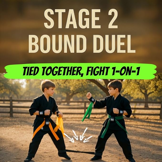Next Ninja Kids Ribbon Challenge Game Action-Packed Ninja Game with 3 Stage Missions for Family Indoor &amp Outdoor Up to 4 Players