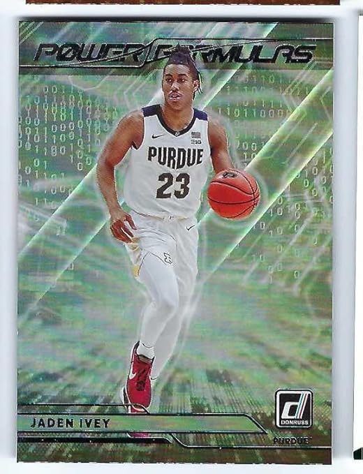 JADEN IVEY 2022-23 Panini Chronicles Draft Picks Donruss Power Formulas #PF-JIV Rookie Card RC Purdue Boilermakers Detroit Pistons Basketball