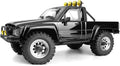 Helidirect HPI Venture18 Brushed 1985 Toyota Hilux SR5 1/18 RTR 4WD w/2.4GHz Radio TX Battery &amp Charger - Remote Control Crawler RC Rock Crawler 1/18 4WD Off-Road for Adults (Black (HPI160800))