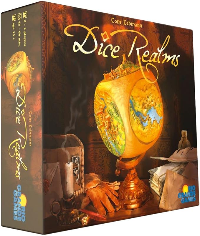 Rio Grande Games Dice Customization Strategy Game for 2-4 Players 60 Minute Simultaneous Gameplay Board Game