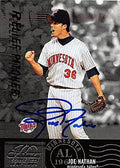 Autograph Warehouse 246446 Joe Nathan Autographed Baseball Card - Minnesota Twins 2005 Leaf Century - No. 36