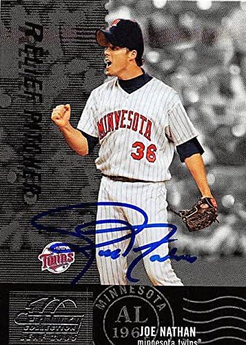 Autograph Warehouse 246446 Joe Nathan Autographed Baseball Card - Minnesota Twins 2005 Leaf Century - No. 36
