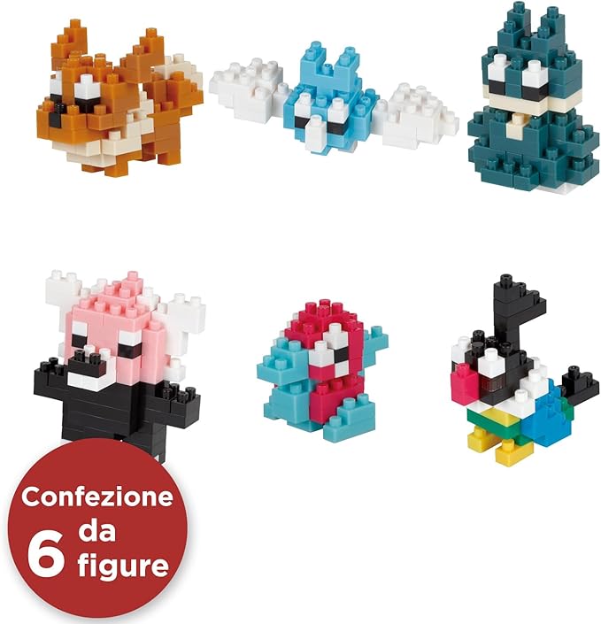 nanoblock - Pokémon - Type Normal Set 1 (Blind Box Complete Set) mininano Series Building Kit