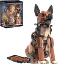 German Shepherd Dog Building SetMovable EarsTailLegsDog Building Block for Adults KidsBoys and Girls1235 pcs Animals Creator Building-Bricks ToyCreative Gift for Dog and Animal Lovers
