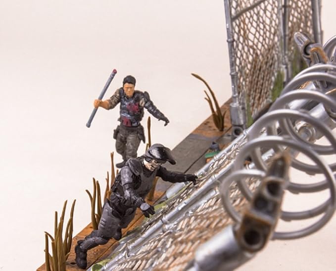 McFarlane Toys The Walking Dead AMC TV Series Prison Gate &amp Fence Building Set #14556 192 pcs