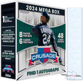 2024 Crusade Baseball MLB Mega Box with 48 Trading Cards + 6 Toploaders! STREETCARDS!