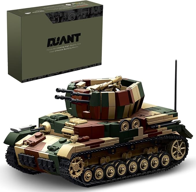 Military Armored Tank Vehicle Building Block Set (C2)