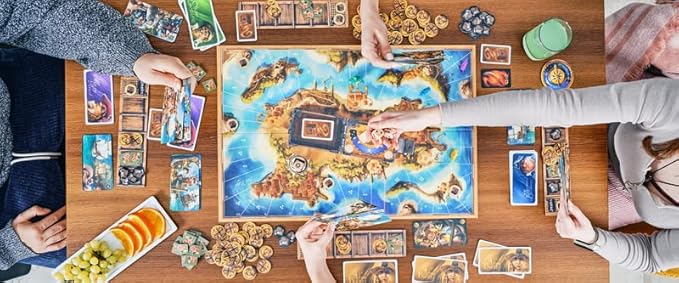 Jamaica Board Game (New Edition) - Family-Friendly Pirate Racing Game Strategy Game for Kids &amp Adults Ages 8+ 2-6 Players 30-60 Minute Playtime Made by Space Cowboys