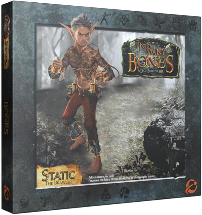 Chip Theory Games Too Many Bones: Static Dice-Builder Roleplaying Game Expansion Strategic Fantasy RPG Game Accessories for Ages 14 and Up 1-4 Players