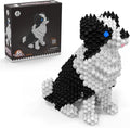 Cute Dog Building Animal Sets Extremely Challenging STEM Building Blocks Decor for Adults Kids Micro 3D Educational Toys for Boys Girls Ages 8 and UpBorder Collie