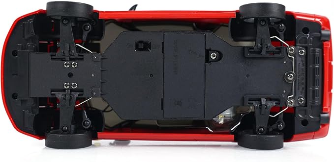 LDRC LD1803 2WD RC Drift Car 1:18 Wireless Control Racing Vehicles Gyroscope Light System Motor Servo ESC Hobby Grade Model Birthday Gift(Red)