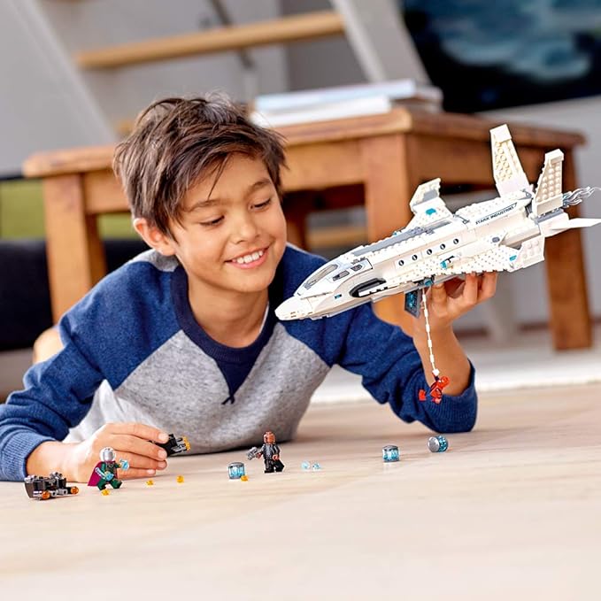 LEGO Marvel Spider Man Far from Home: Stark Jet and The Drone Attack 76130 Building Kit (504 Pieces)